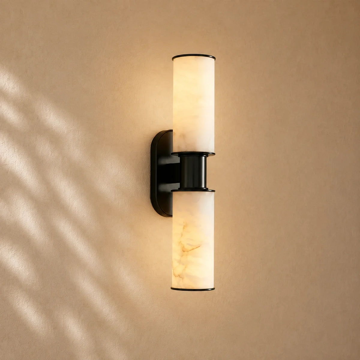 Harlin 2-Light Wall Sconce in Alabaster