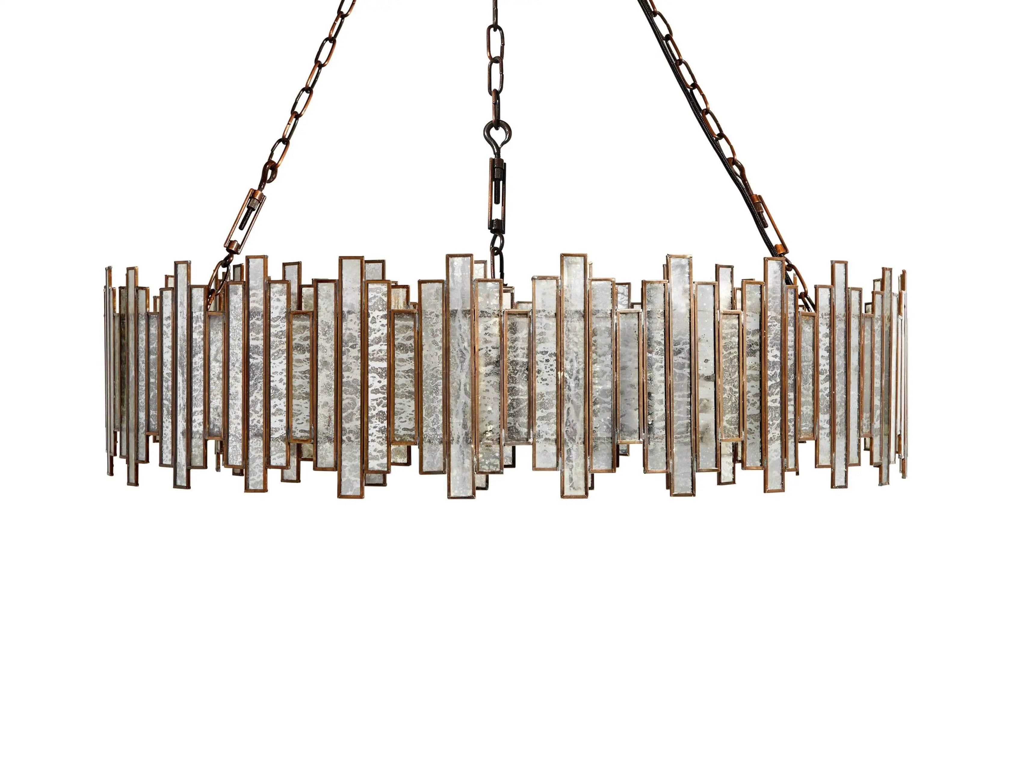 Roselle Glass Round Chandelier