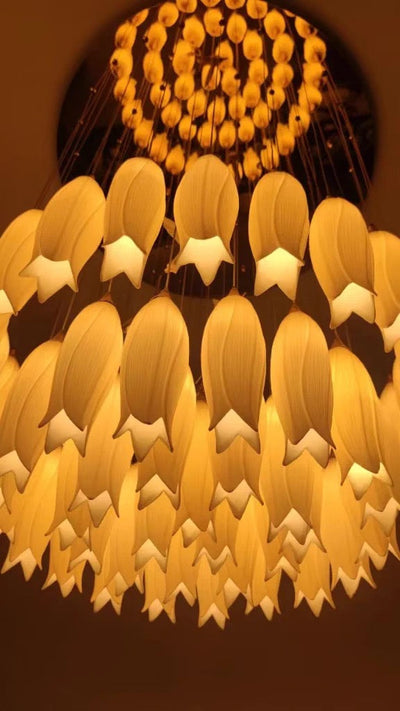 New Arrival Elegant Flower Chandelier For Foyer/ Staircase