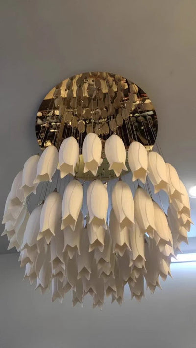 New Arrival Elegant Flower Chandelier For Foyer/ Staircase
