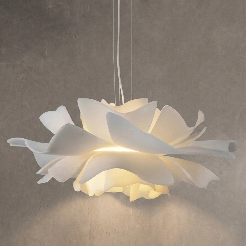 New Arrival  Single White Flower Ceiling Light For Kitchen Dining Room Table