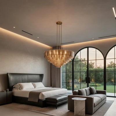 Sirena Glass Round Chandelier