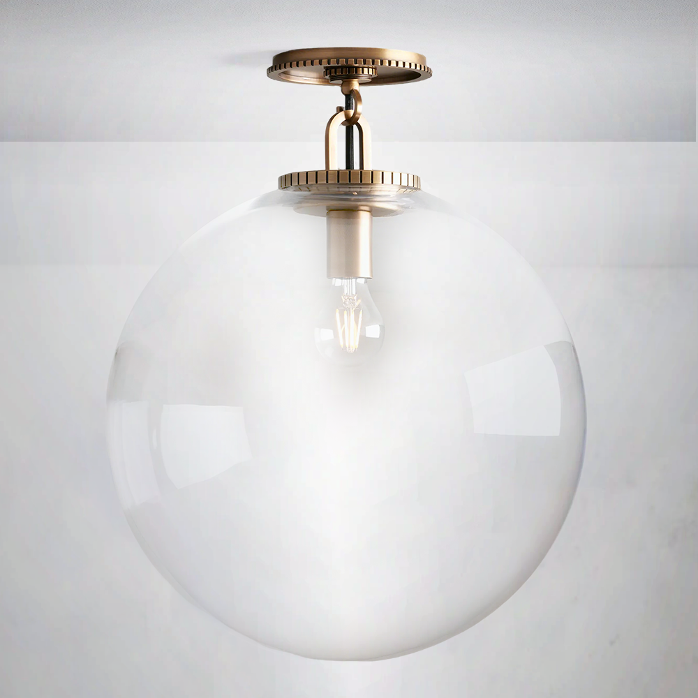 Zarela Globe Flush Mount