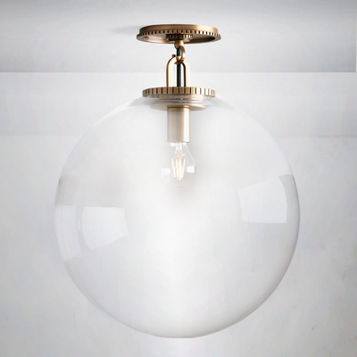 Zarela Globe Flush Mount