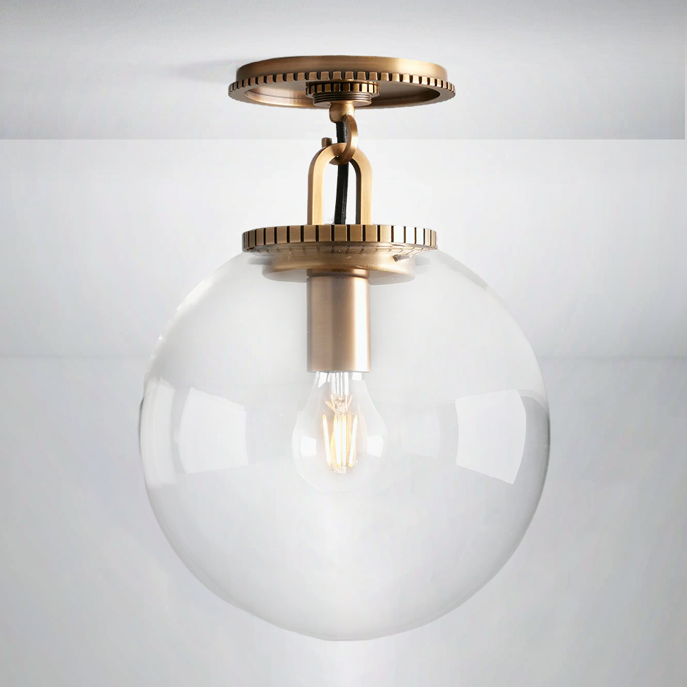 Zarela Globe Flush Mount