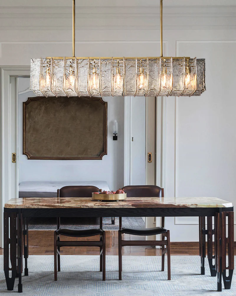 Enclave Rectangular Chandelier 67"