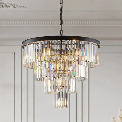 23" Gio Crystal Chandelier - cyranlighting