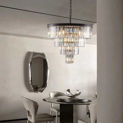 23" Gio Crystal Chandelier - cyranlamps