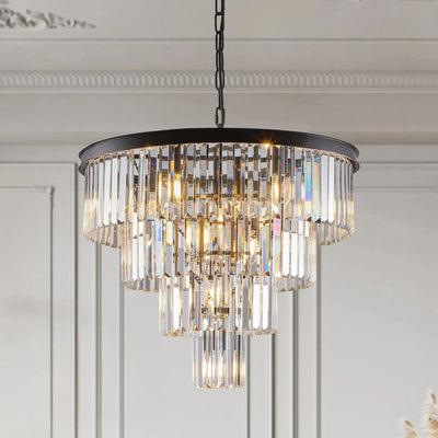 23" Gio Crystal Chandelier - cyranlamps