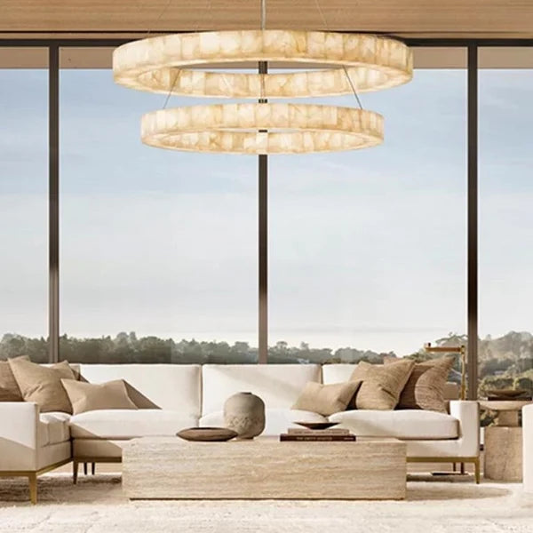 Rivagine Lueur Two-Tier Round Chandelier