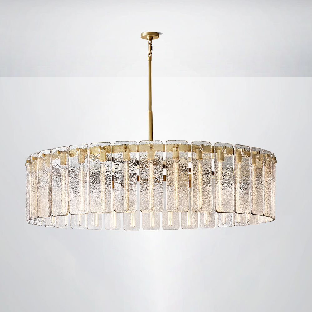 Ascend Glass Round Chandelier 60"