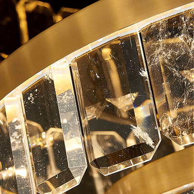 Rebecca Postmodern Double Tier Crystal Chandelier - Yovalighting
