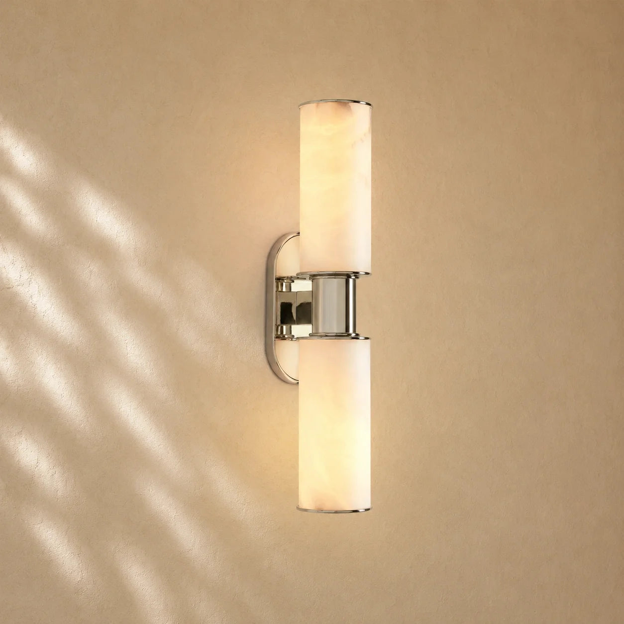 Harlin 2-Light Wall Sconce in Alabaster