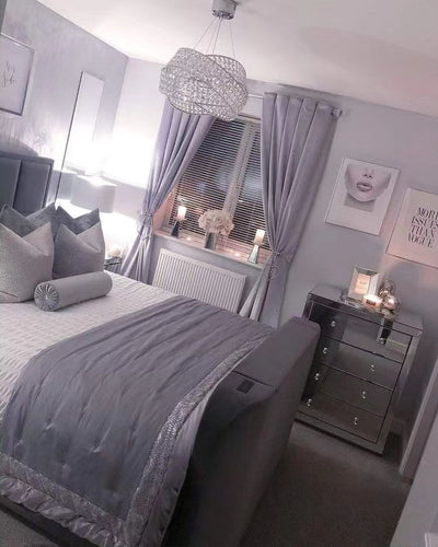 New Crystal Chandelier with Chrome Iron Frame