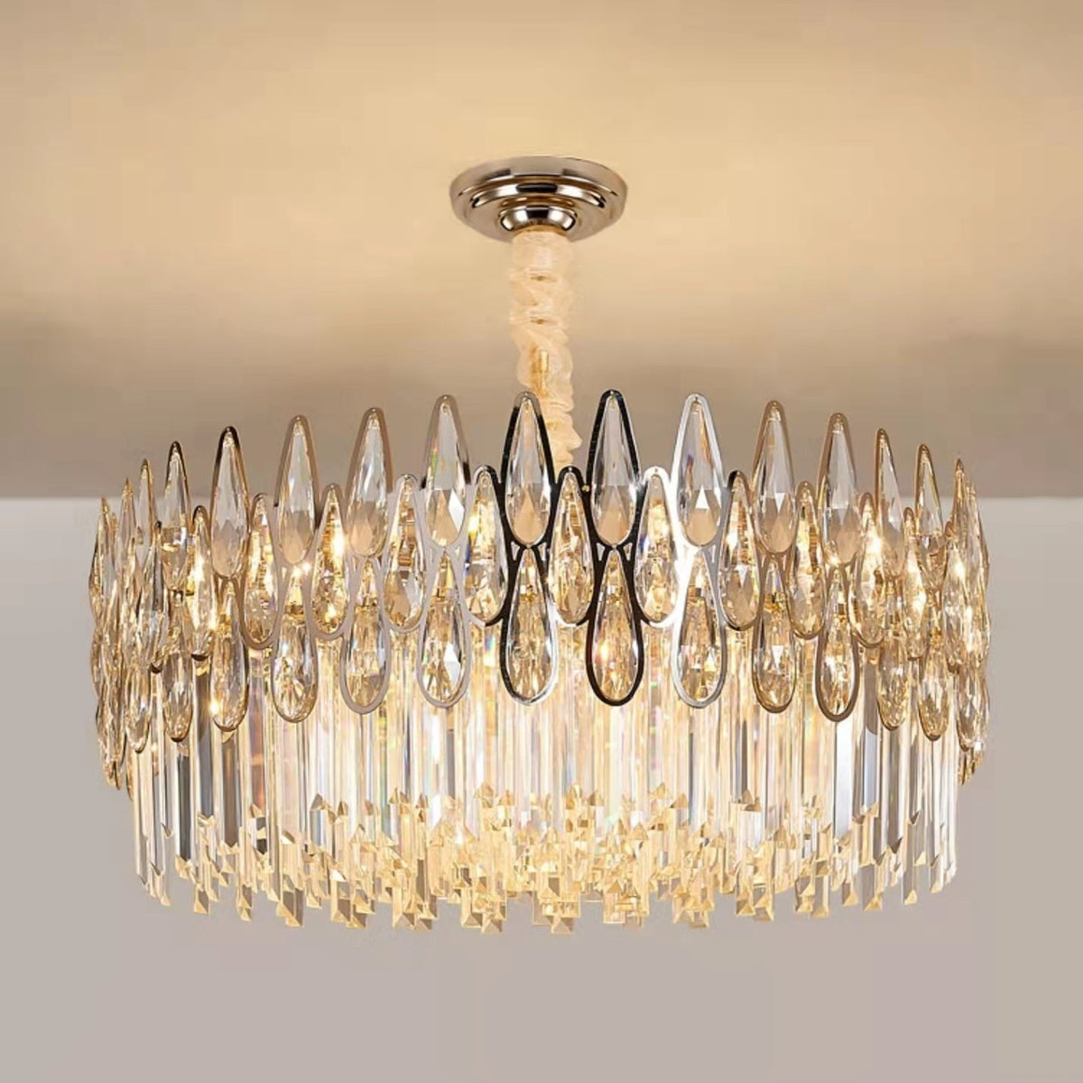 New Arrival Crystal Chandelier Modern Living Room Ceiling Light