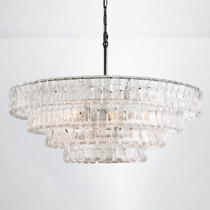 Callista 4/5-Tier Glass Round Chandelier
