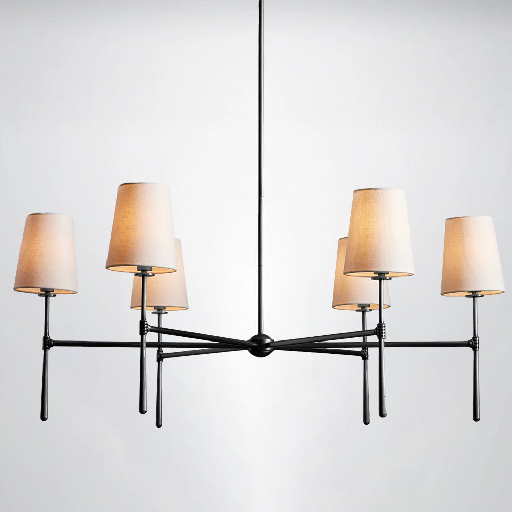 Monaco Round Chandelier 4/6 Light