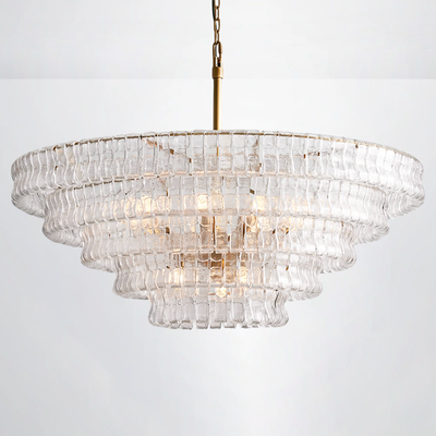 Callista 4/5-Tier Glass Round Chandelier