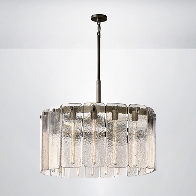 Ascend Glass Round Chandelier 36"