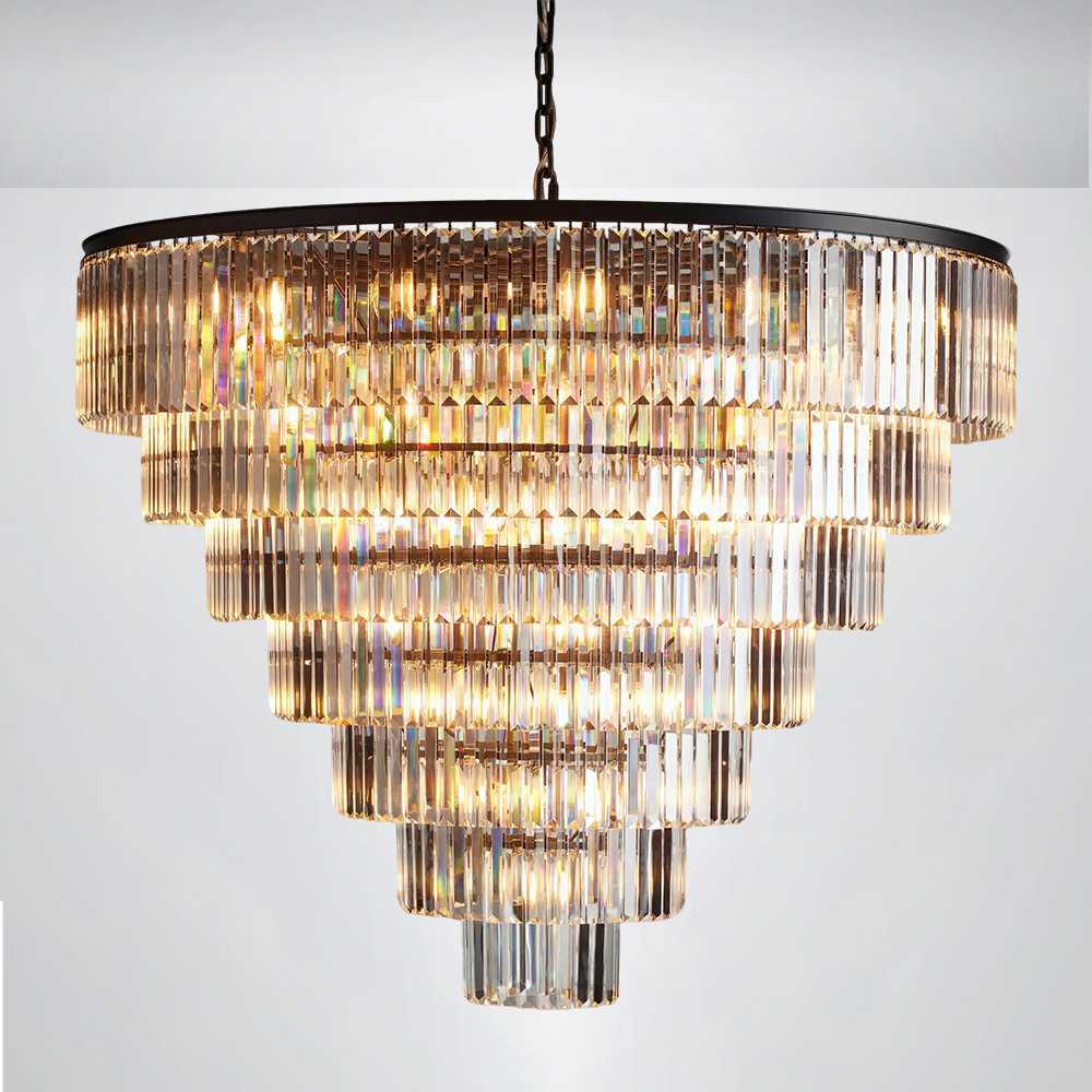 Breeze Tiered Round Chandelier