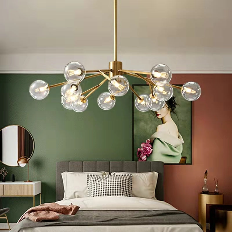Molecular Chandeliers Lamp Lighting Fixture For Living Room