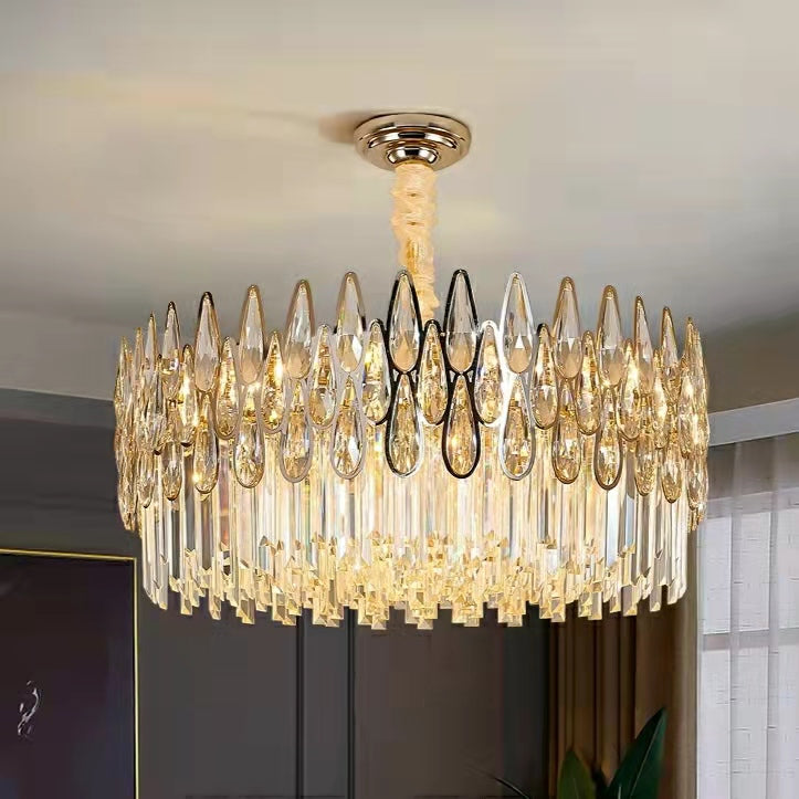 New Arrival Crystal Chandelier Modern Living Room Ceiling Light