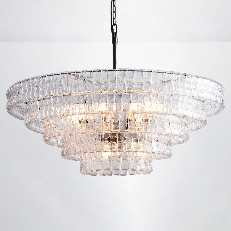 Callista 4/5-Tier Glass Round Chandelier