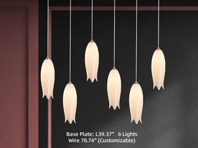 New Arrival Elegant Flower Chandelier For Foyer/ Staircase