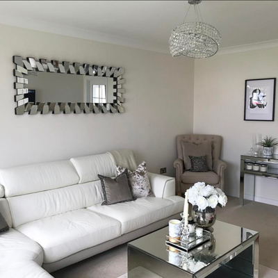 New Crystal Chandelier with Chrome Iron Frame