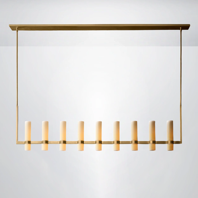 Summit Milk Linear Glass Chandelier
