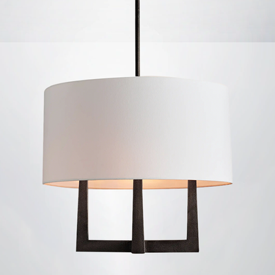 Lumaire Shaded Chandelier 24"