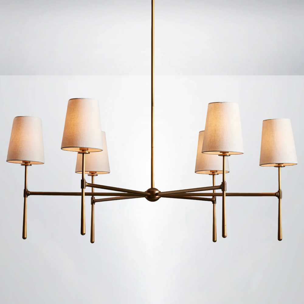 Monaco Round Chandelier 4/6 Light