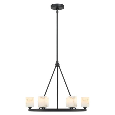 Estate 6 Light Chandelier Alabaster