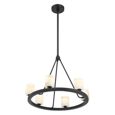 Estate 6 Light Chandelier Alabaster