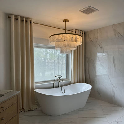 Alabaster 3 Tier Chandelier