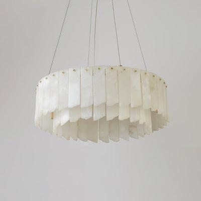 Alabaster Cascade Tiered Chandelier