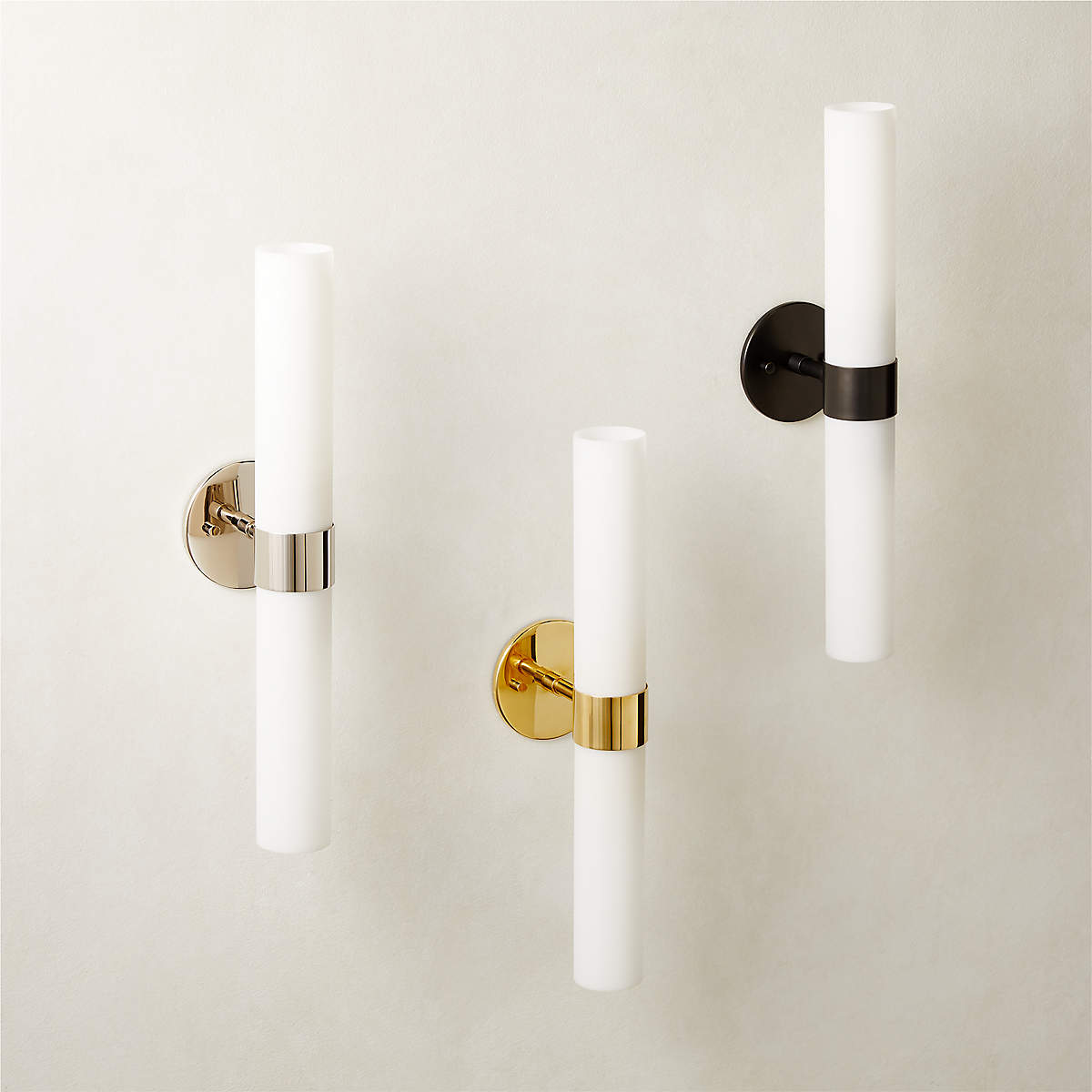 Gilded Glass Wall Sconce