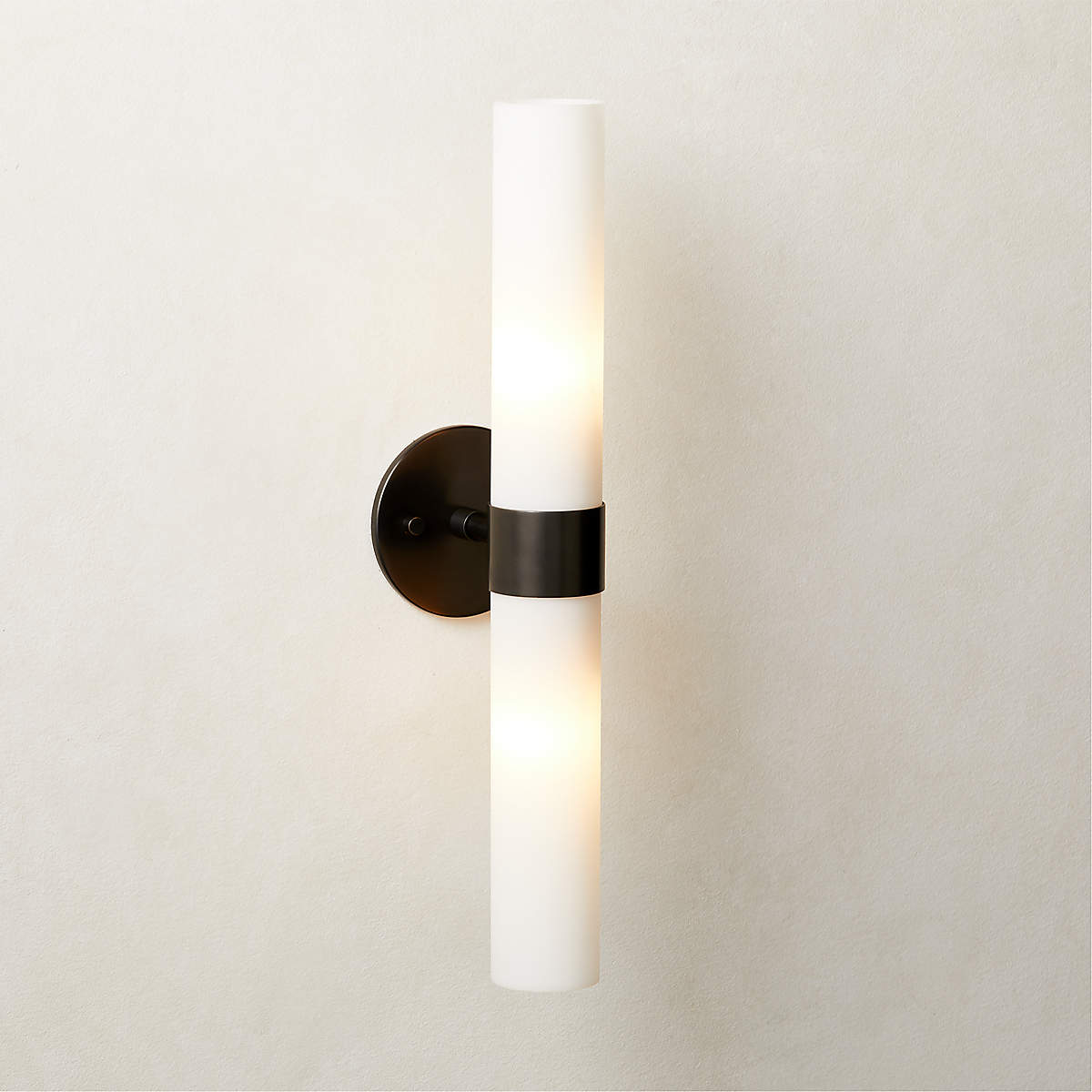 Gilded Glass Wall Sconce