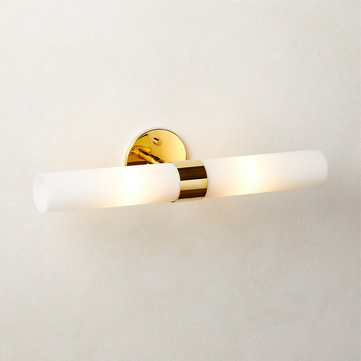 Gilded Glass Wall Sconce
