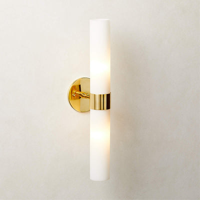 Gilded Glass Wall Sconce