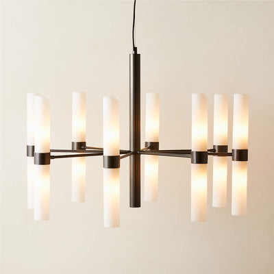 Gilded Glass Chandelier