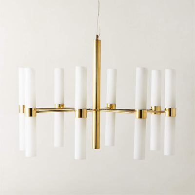 Gilded Glass Chandelier