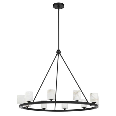 Estate 10 Light Chandelier Alabaster