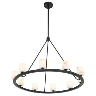Estate 10 Light Chandelier Alabaster