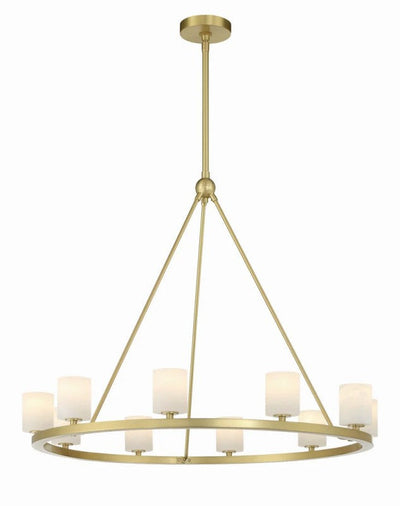 Estate 10 Light Chandelier Alabaster