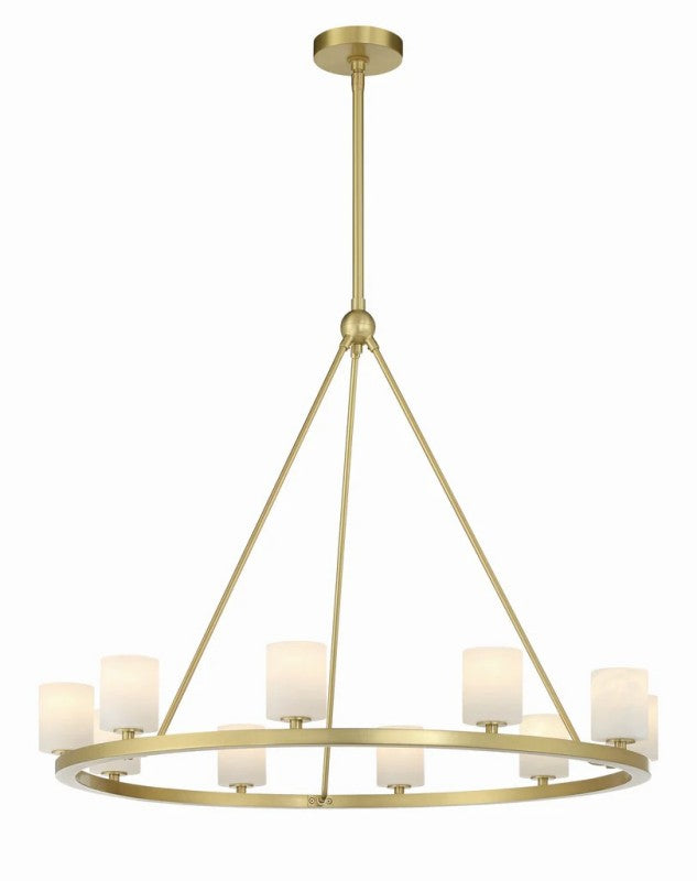Estate 10 Light Chandelier Alabaster