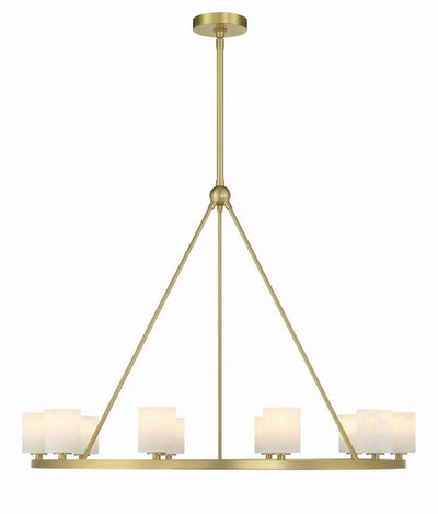 Estate 10 Light Chandelier Alabaster