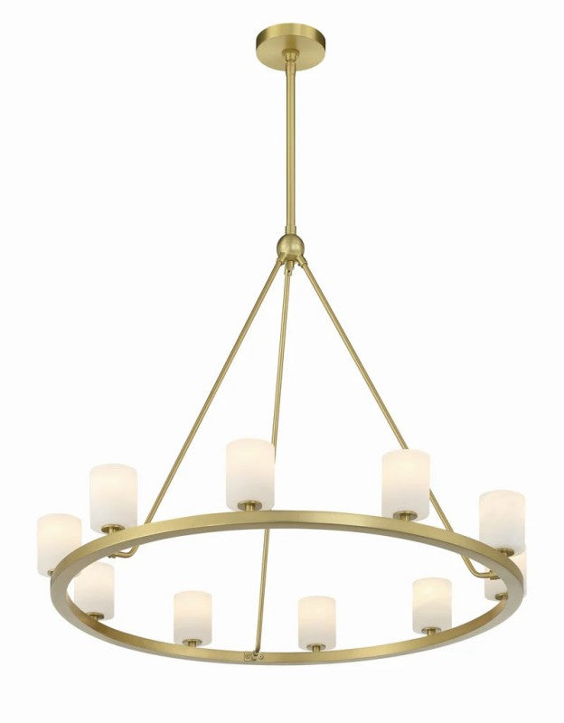 Estate 10 Light Chandelier Alabaster