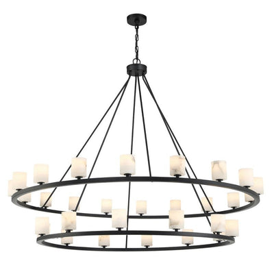 Estate 30 Light Chandelier Alabaster