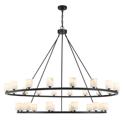 Estate 30 Light Chandelier Alabaster